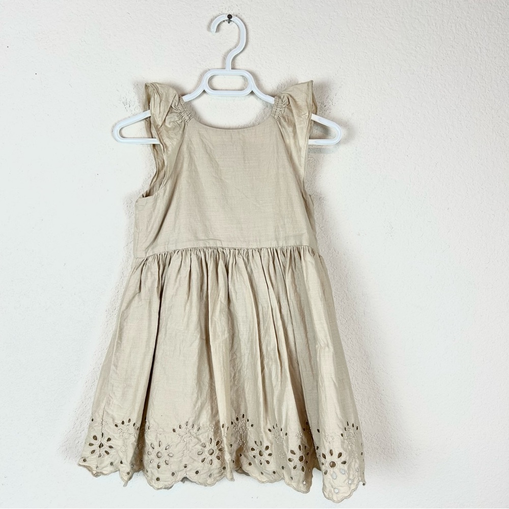 Baby Gap Beige Eyelet Dress - Picture 3 of 5